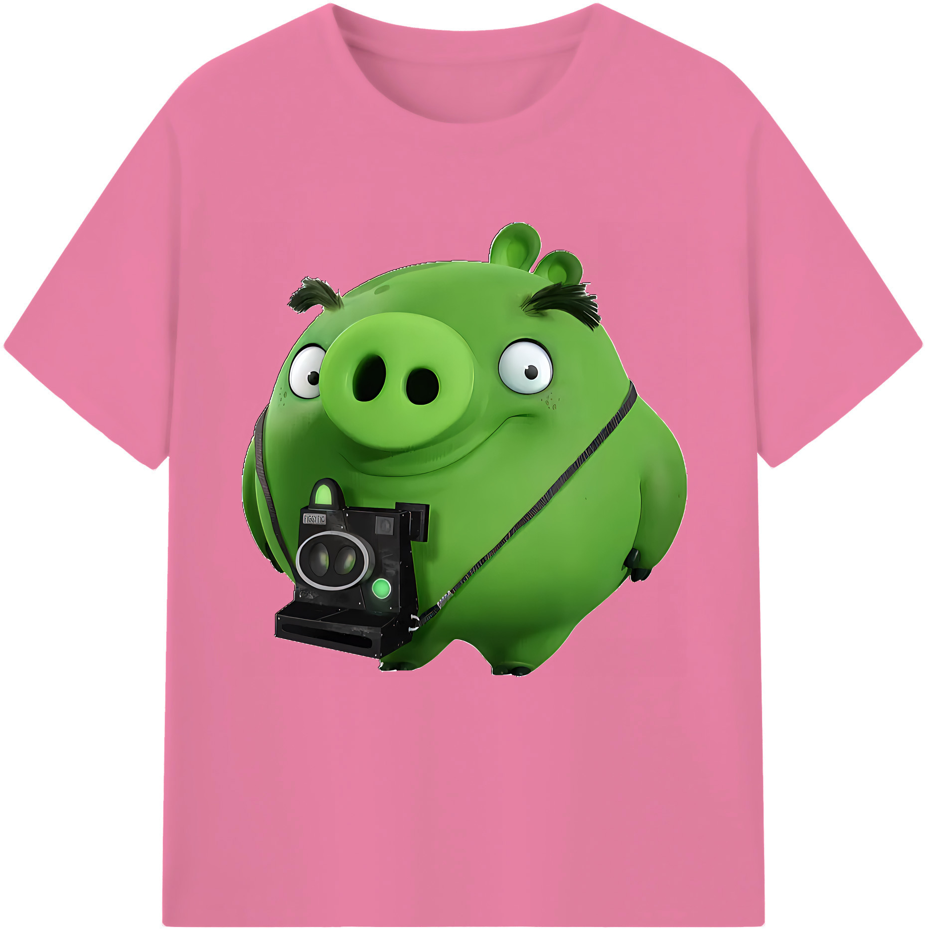 （画像用） Angry Birds アングリーバード 綿100％半袖Tシャツ（フロントプリント）